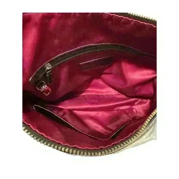 Auth Cole Haan Shoulder Bag Black Patent Leather/Goldtone - 55360a - Picture 8 of 10